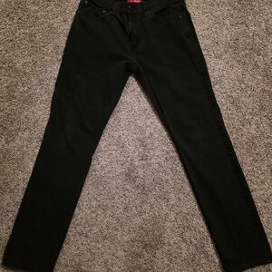 Denizen Levi's 216 Straight Black Jeans Mens Classic Fit 5 Pocket Size 32